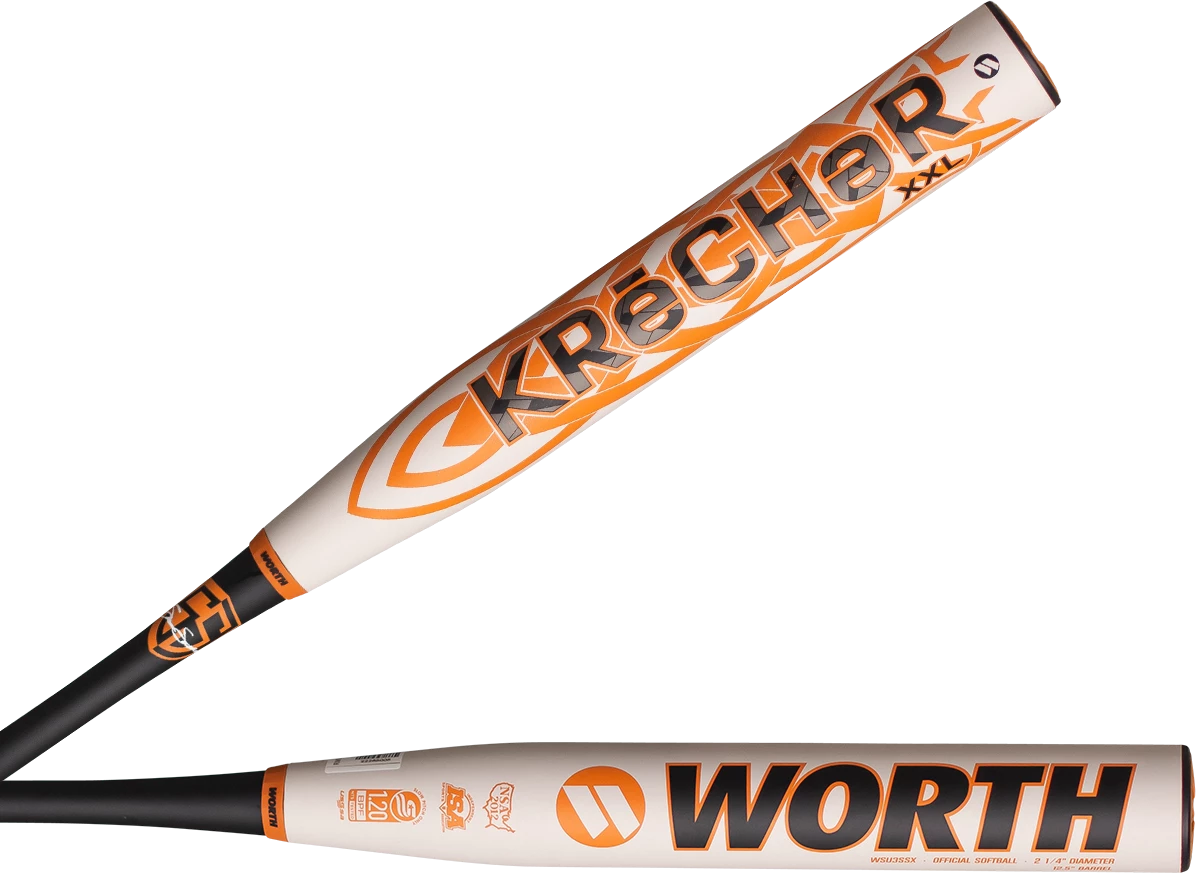 Kelly's Ultimate Sports 2023 Worth Shannon Smith KRECHER XXL 2pc 12.5" Barrel USSSA Slowpitch Softball Bat WSU3SSX 1 Kelly's Ultimate Sports 2023 Worth Shannon Smith KRECHER XXL 2pc 12.5" Barrel USSSA Slowpitch Softball Bat WSU3SSX